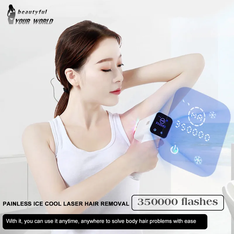 Lescolton 3 in 1 ice cool IPL Laser Hair Removal Machine Epilator Permanent depilador a laser smart touch | Красота и здоровье