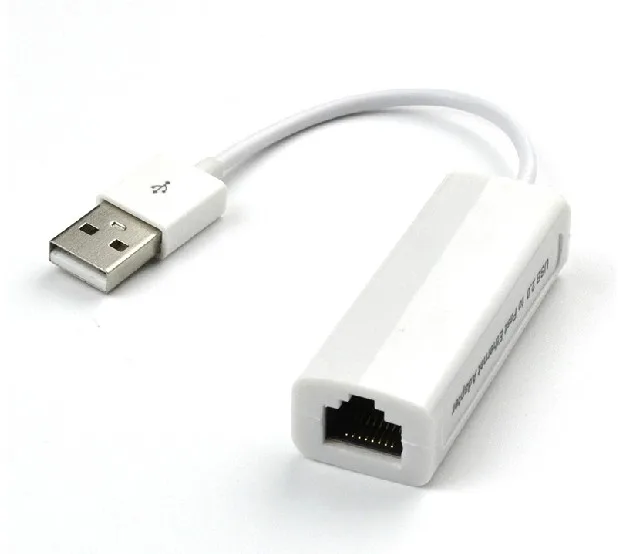 Сетевая карта USB LAN белого цвета чип 8152 Mini 2 0 к RJ45 Ethernet сетевой адаптер для ПК
