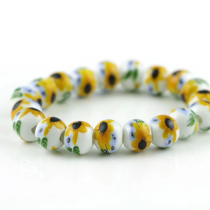 Классические винтажные браслеты ручной работы в виде розы круглые нити