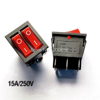 dual 6 pin red light with boat switch kcd8 212n kcd2 15a 250v