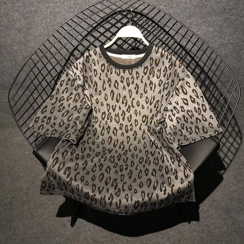 Женские рубашки из хлопка повседневные трикотажные с коротким рукавом длинные