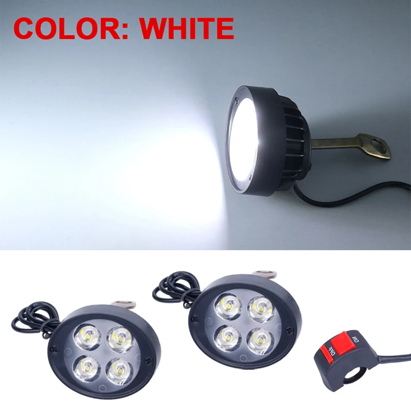 CARLitek faro moto белый Светодиодный точечный светильник фара Комплект внешних