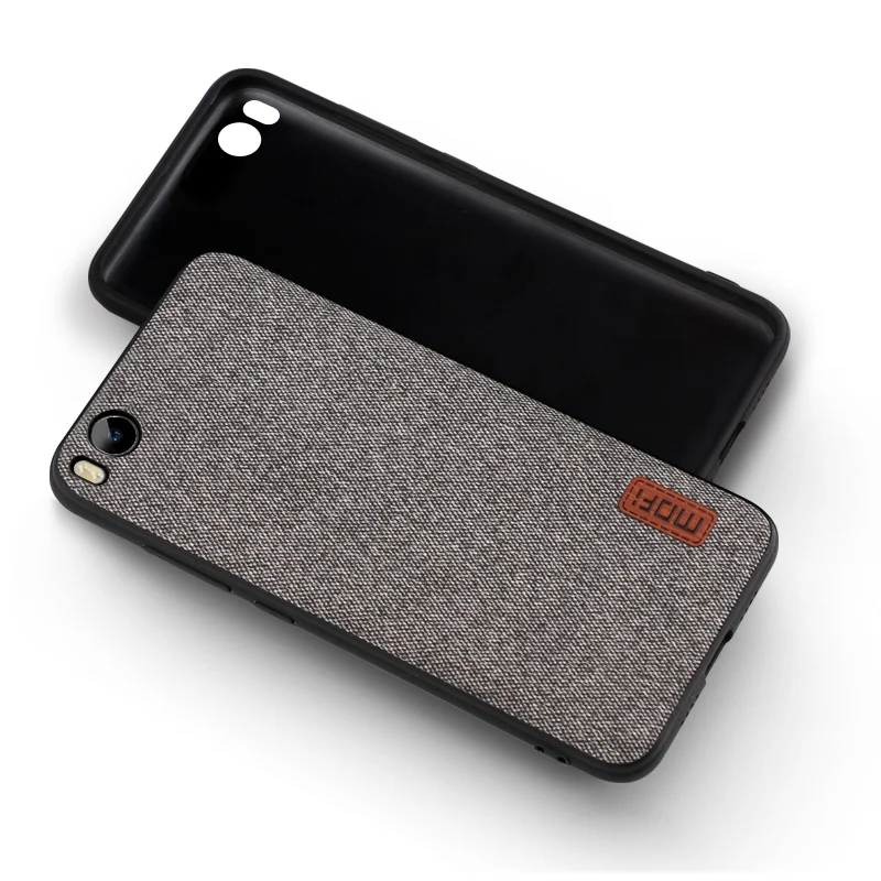 gray Для Xiaomi mi max 2 Чехол чехол MOFI mi max 3 тканевый чехол mi max 1 силиконовый edge mi max 1 max2 max3 чехол на заднюю панель - Цвет: gray