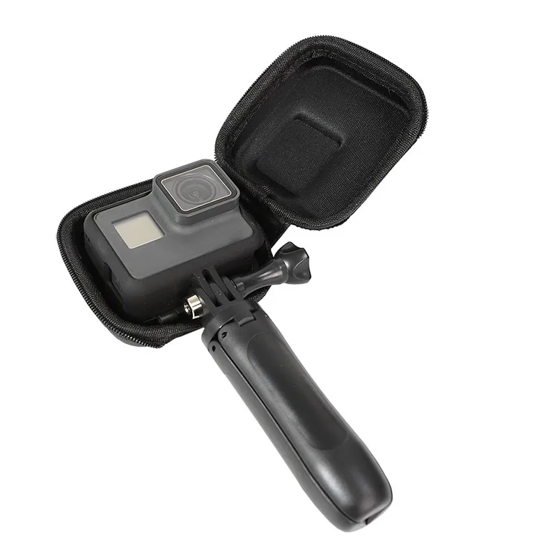 Маленький Дорожный Чехол из искусственной кожи защитный чехол для GoPro Hero 7 6 5 SJCAM Yi