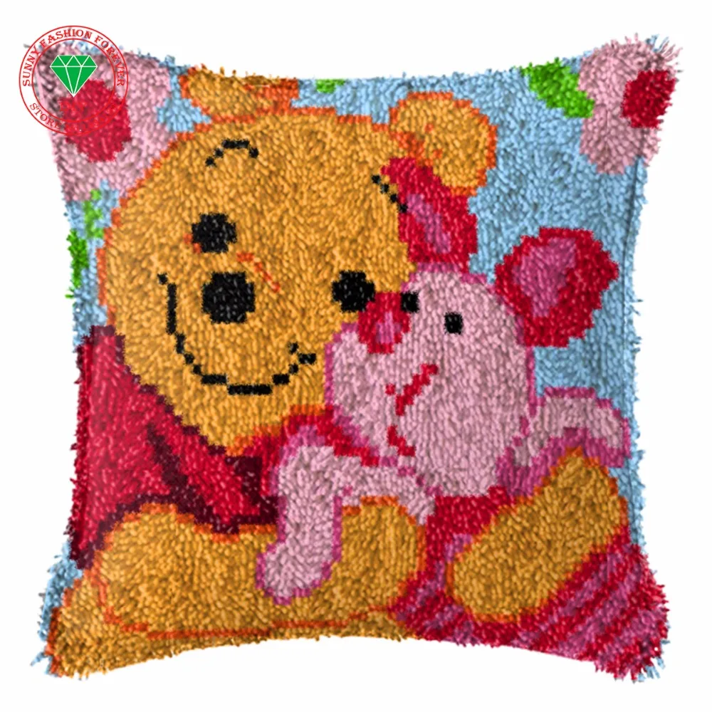 

Needlework Home Decor Cross-stitch carpet cushion Patchwork Pillowcase diy pillowcase embroidery thread Latch hook rug kit