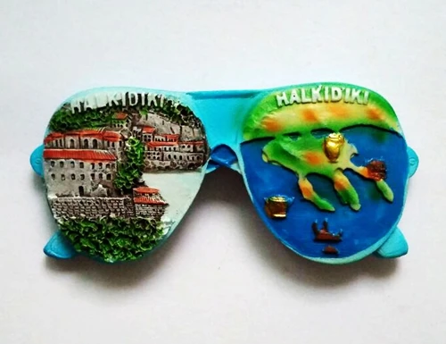 006 Храмовый Афинский акрополис, греческий 3D магниты на холодильник, сувениры для путешествий, магнитные наклейки на холодильник, украшение дома - Цвет: 006