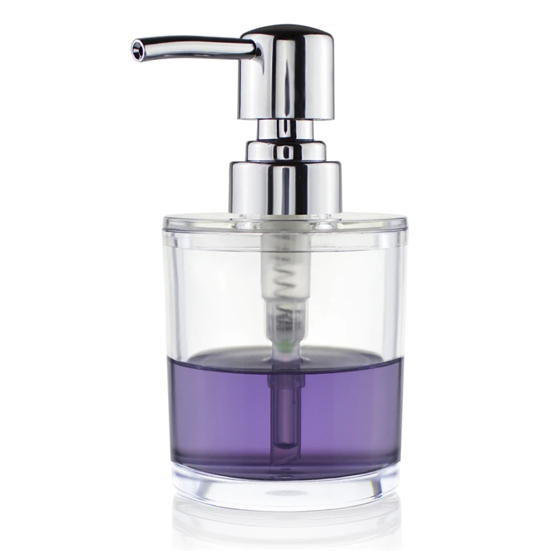 Акриловый диспенсер для жидкого мыла лосьона бутылка с насосом