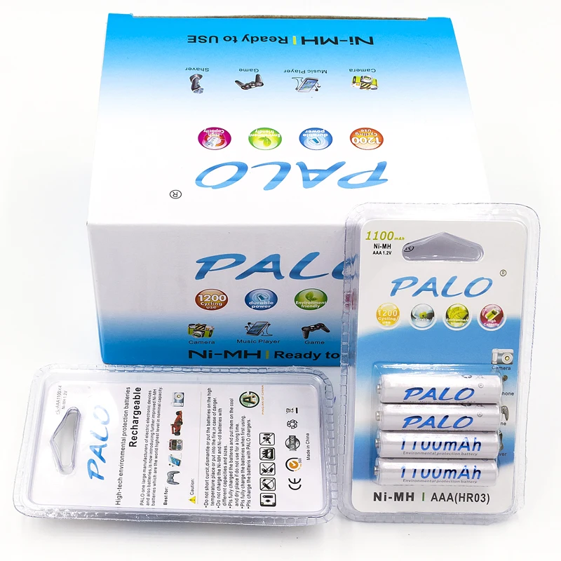 Бесплатная доставка Подарочный аккумуляторный отсек 4 шт. 1100 мА · ч 1 2 В AAA