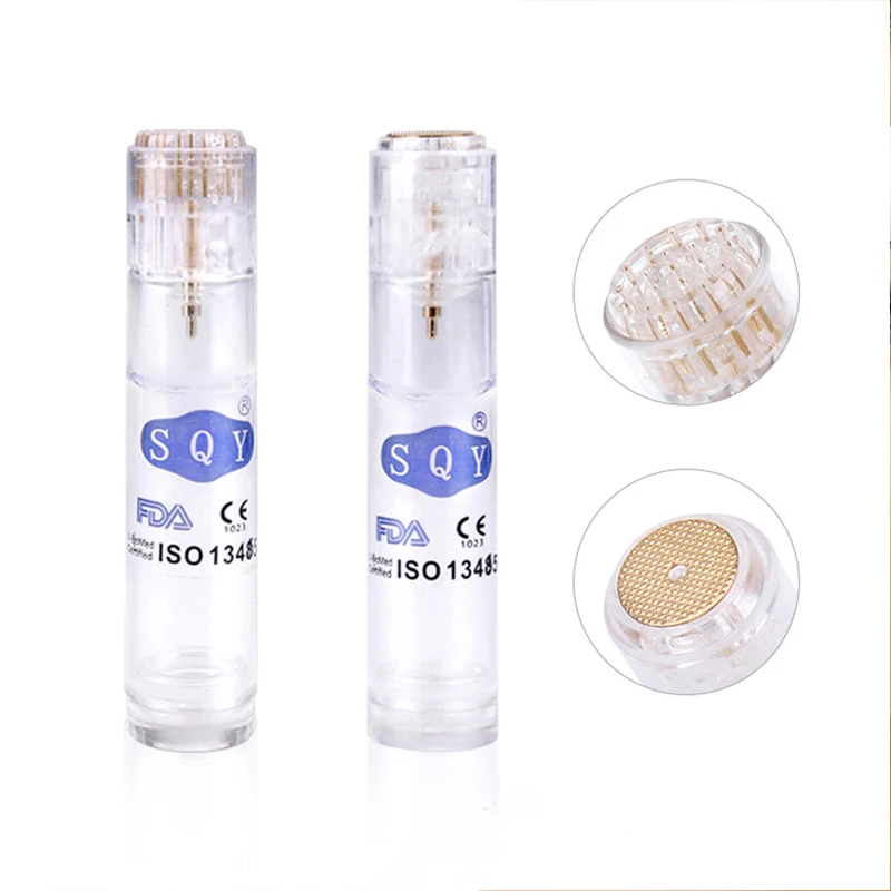 Уход за кожей лица Инструменты против морщин Золотая Дерма роликовая игла