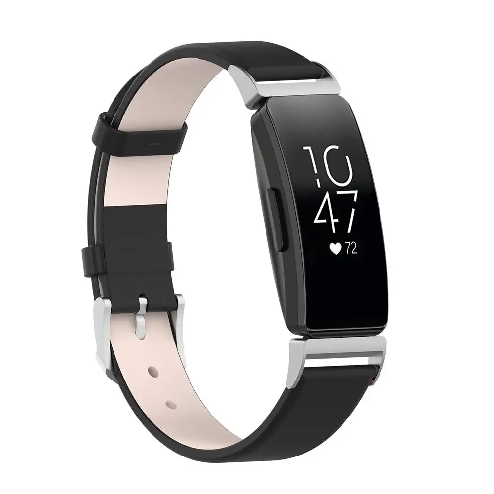 Подлинный кожаный браслет для часов Ремешок Для Fitbit Inspire HR фитнес-трекеры умный Браслет сменный Браслет ремешок
