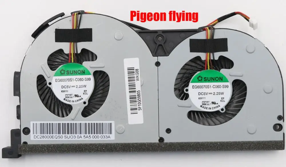Новый DC28000EQS0 для lenovo Y50 70 Y70 70AS вентилятор ноутбука CPU FRU 5F10G59805 EG60070S1 C060
