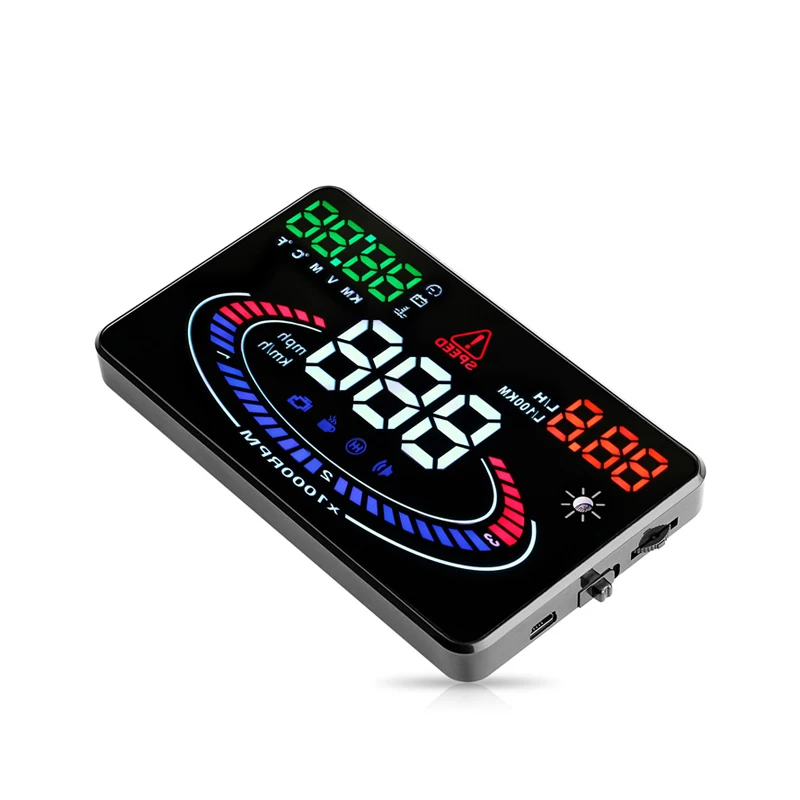 JUEFAN E300 OBD II Plug and Play HUD Дисплей автомобильный скоростной проектор скоростная