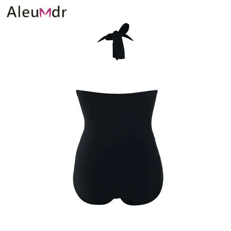 Женский слитный купальник бикини Aleumdr с цветочным принтом на шнуровке пляжная