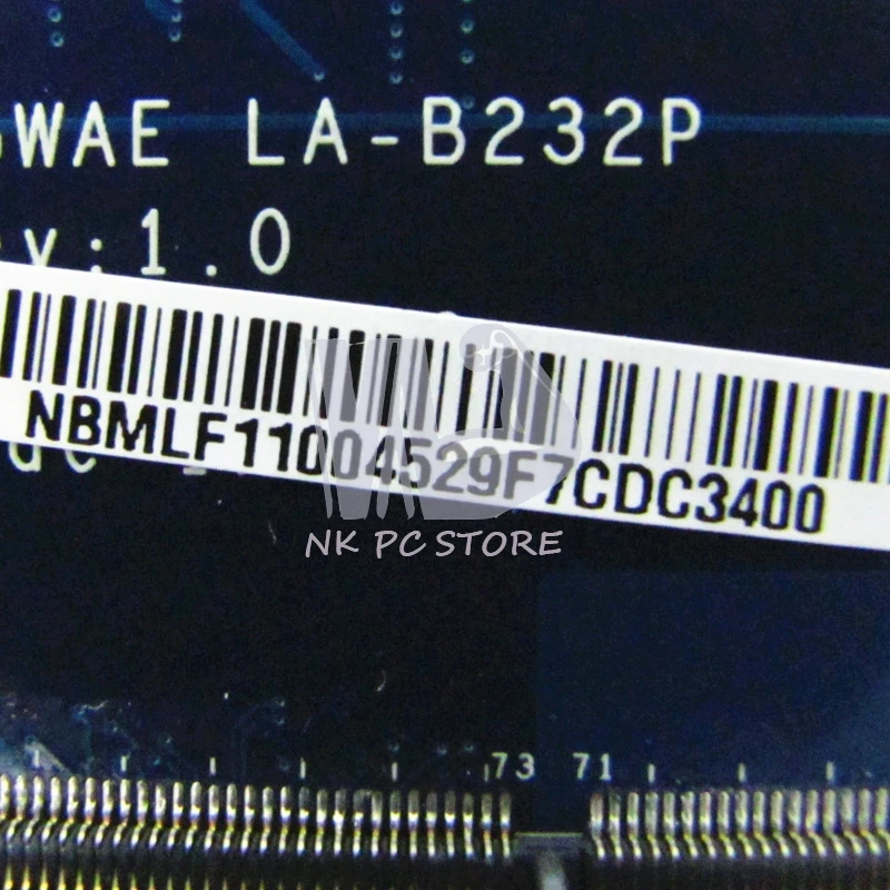 Материнская плата NOKOTION для ноутбука Acer E5-521 DDR3 NBMLF11004 NB.MLF11.004 | Компьютеры и офис