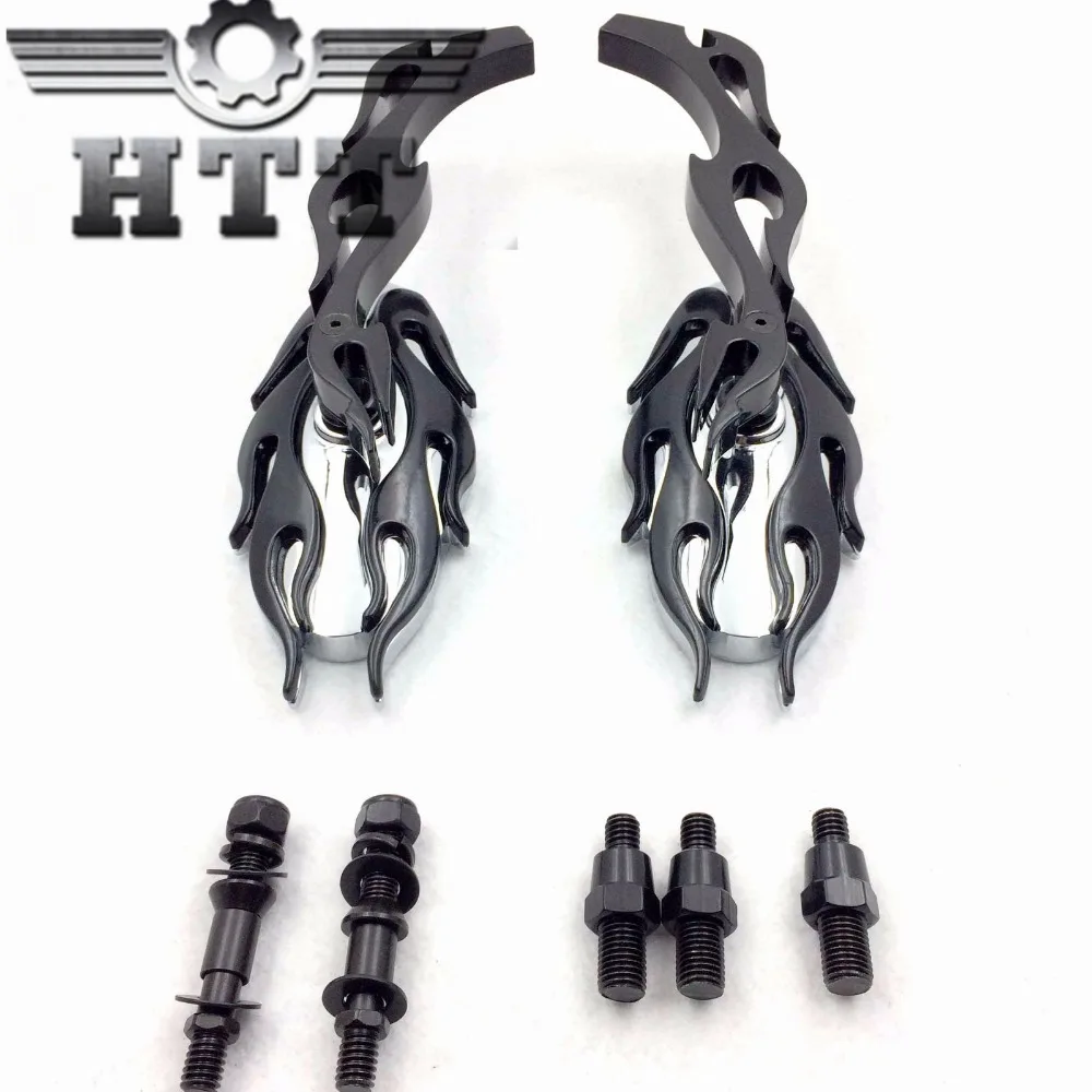 Aftermarket Бесплатная доставка мотоцикл части мотоцикла Пламя Стиль зеркалом