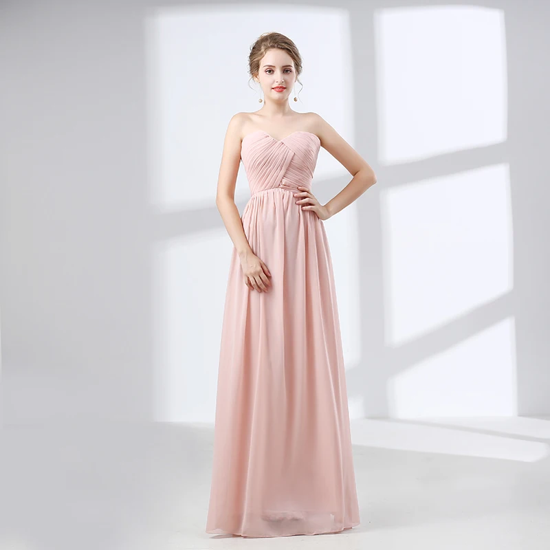 Женское платье подружки невесты Forevergracedress красное шифоновое трапеция для