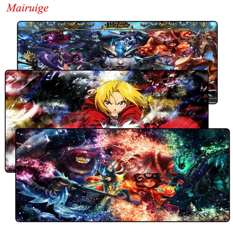 

Mairuige League of legends Large Gaming Mouse Pad Gamer Locking Edge Keyboard Mouse Mat Gaming Mousepad for CS GO LOL Dota Game