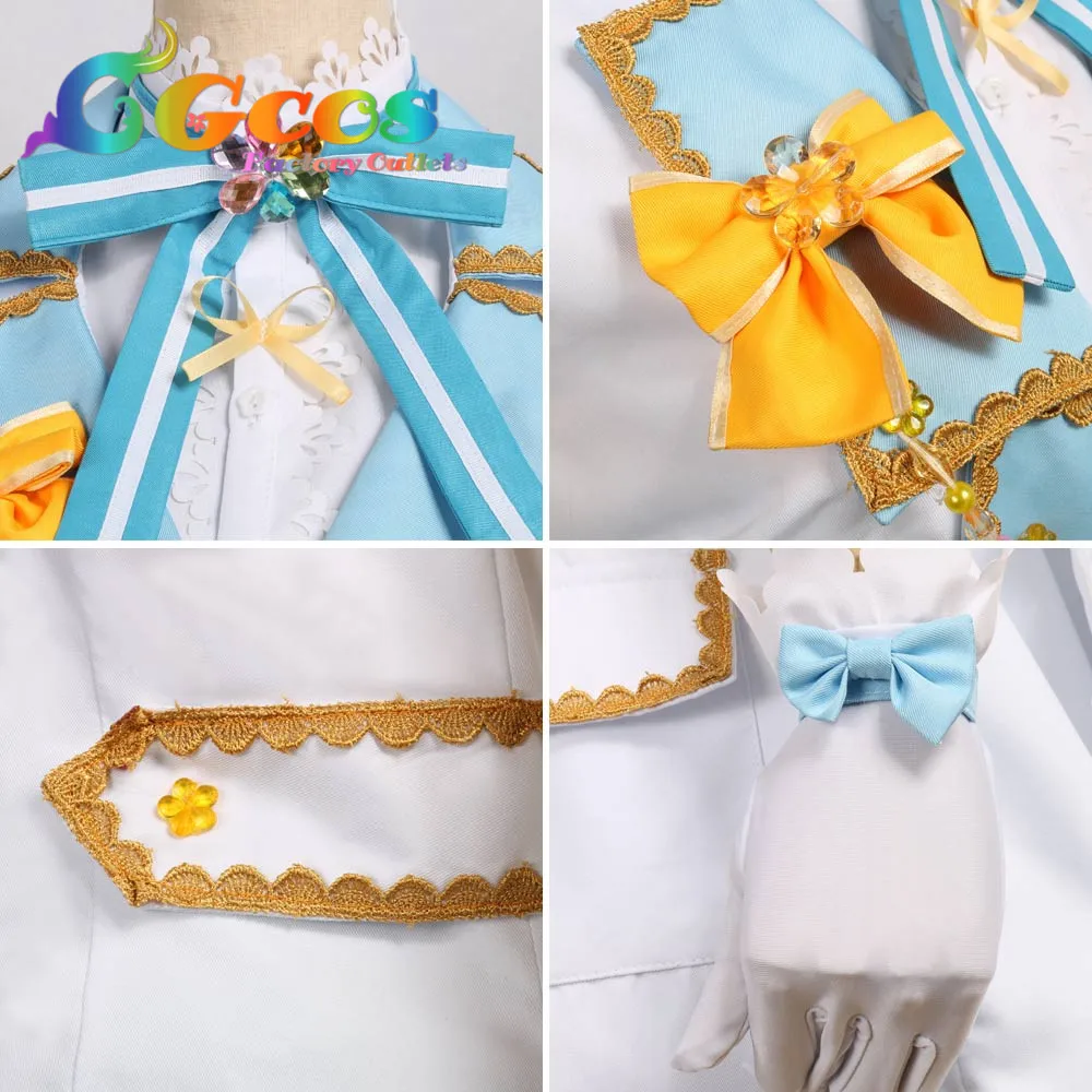 CGCOS Coplay косплэй костюм BanG Dream Pastel * палитры 2nd один Hikawa Hina аниме платье костюмы на