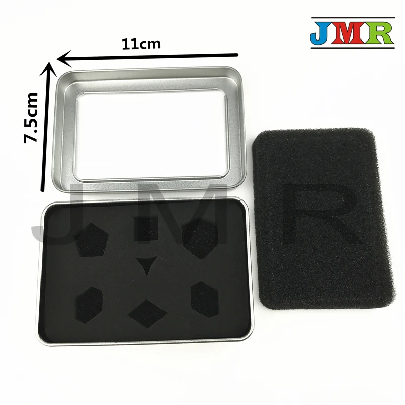 Высокое качество 7pcs-dies Dados Металл для Rpg набор D4 D8 D10 % D12 D20 ролевых игр настольная