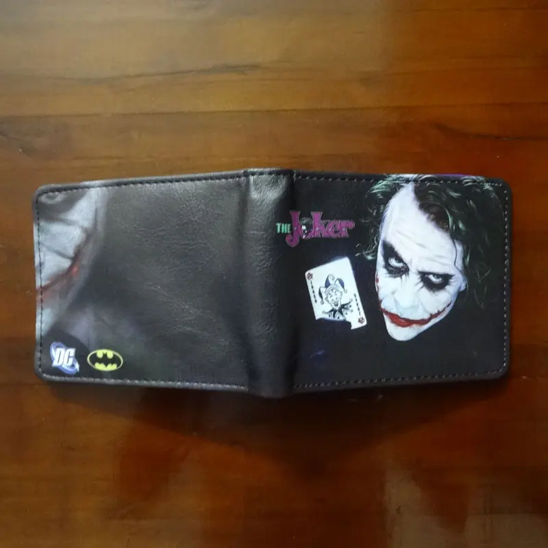 Новые дизайнерские кошельки Joker кошелек с рисунком из аниме принтом шутки