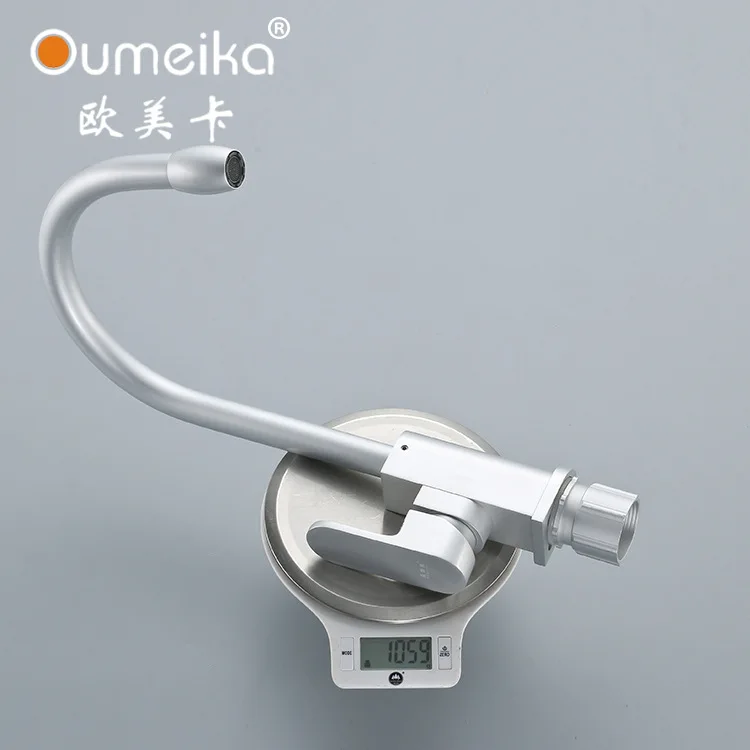 

Space aluminum hot and cold water kitchen faucet