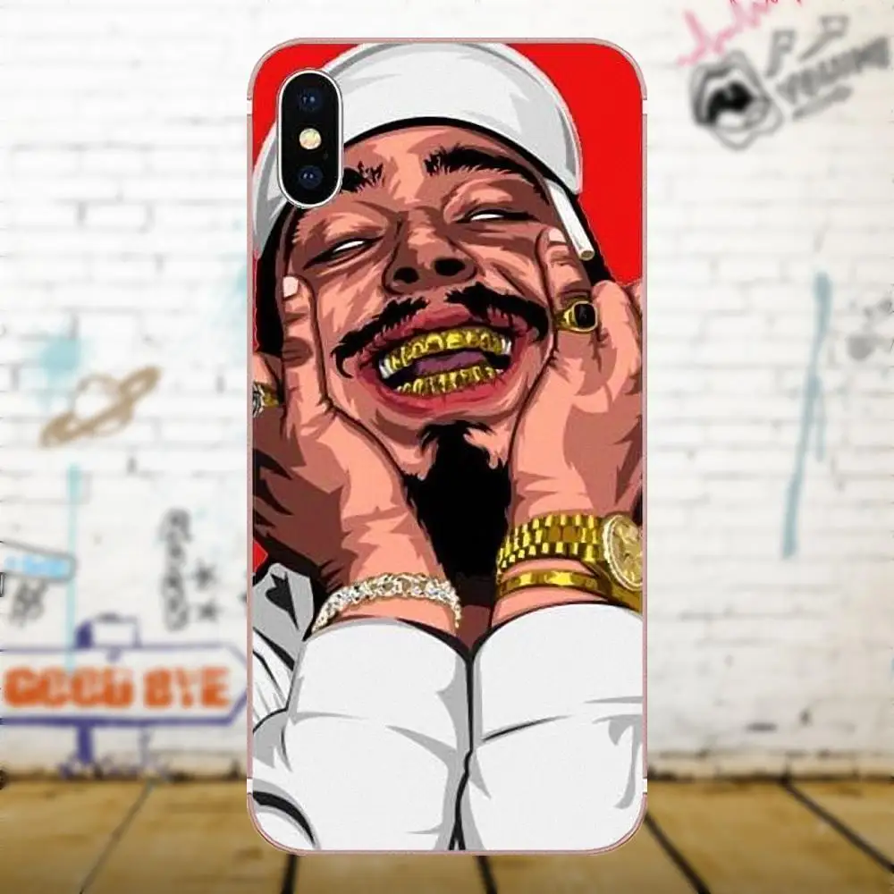 Чехол из ТПУ для Samsung Galaxy A3 A5 A7 J1 J3 J5 J7 2016 2017 S5 S6 S7 S8 S9 edge Plus Post Malone Going Ghost Hunting |