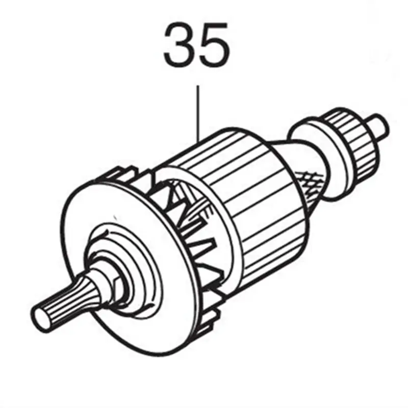 

Якорь 519045-2 ротор 220-240 В для Makita 5621RD 5621RDWDE 5621RDWBE