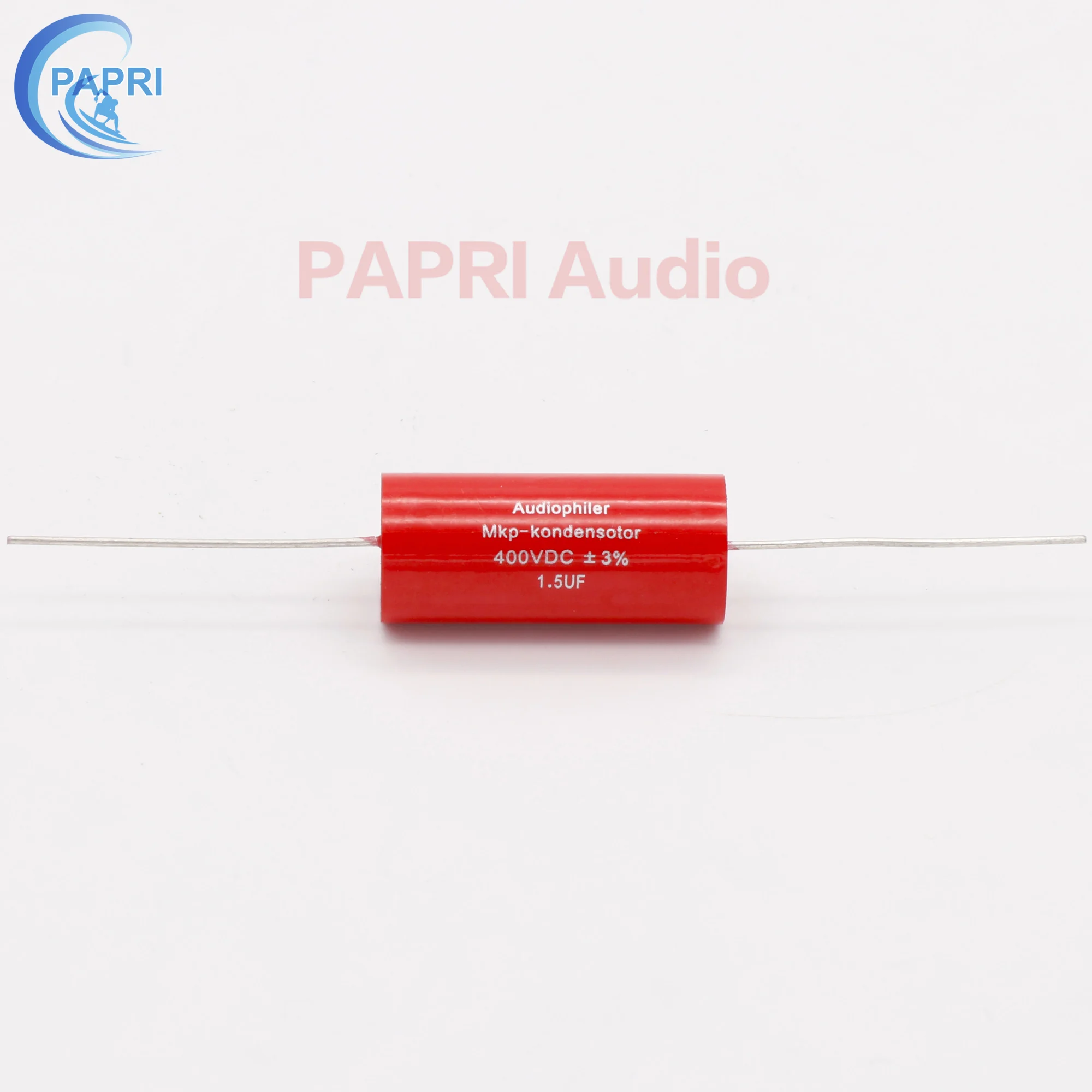 PAPRI 400VDC 1 5 мкФ Audiophiler MKP Аудио класса осевой конденсатор для HIFI DIY трубчатый