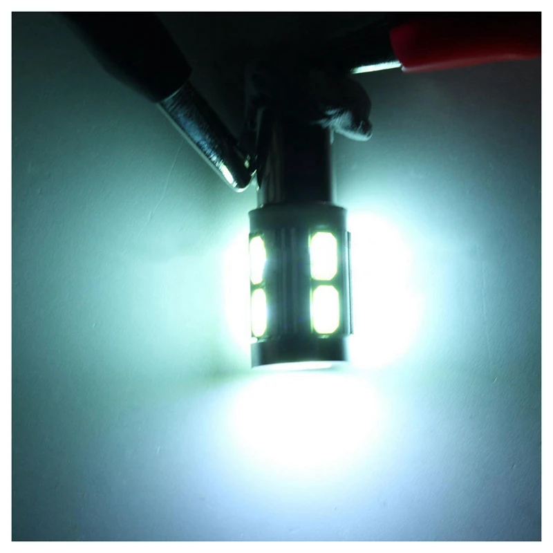 2x Универсальные лампы BA9S H6W 10SMD светодиодный светильник Sidelight Canbus без ошибок 6000k
