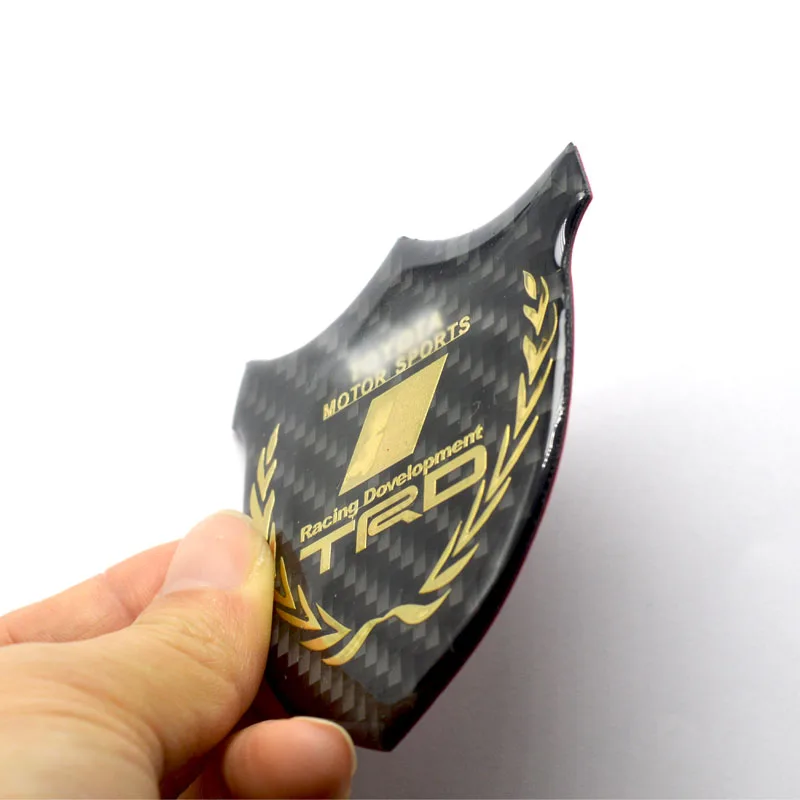 1 шт. Авто Стайлинг 3D гоночный Девелопмент наклейка TRD Эмблема Наклейка для Toyota автомобильный значок для стайлинга автомобиля креативная наклейка s