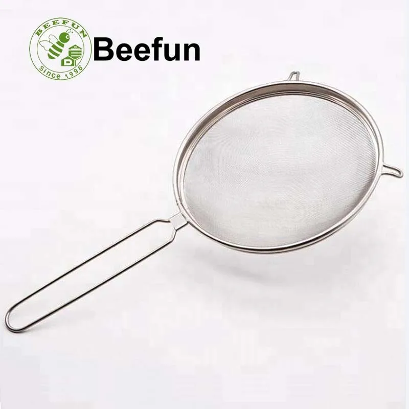 Сетчатый фильтр для меда Beefun фильтры из нержавеющей стали с длинной ручкой