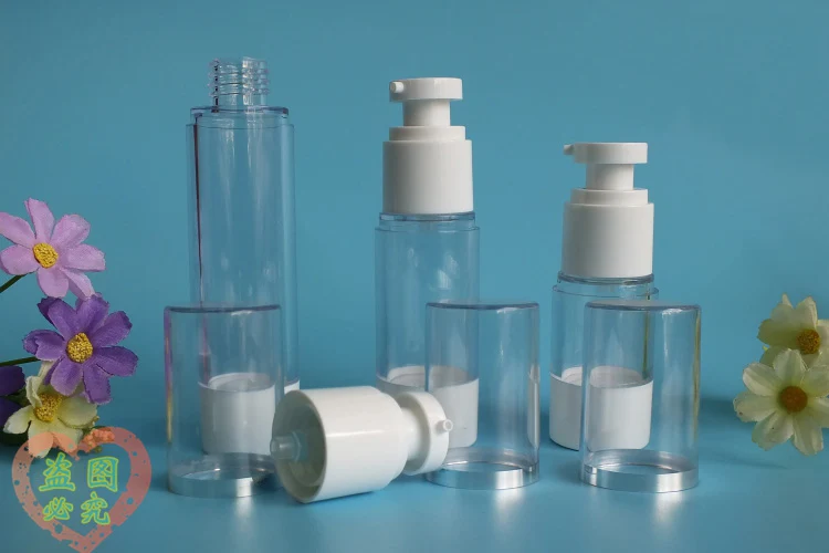 Пластиковый безвоздушный насос для кожи вокруг глаз 30 мл|bottle brand|bottles for essential