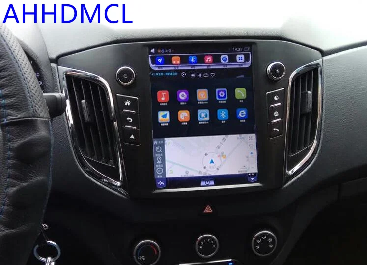 Автомобильный ПК PAD Tesla стиль мультимедийный плеер Android 7,1 gps навигация для hyundai iX25 Creta