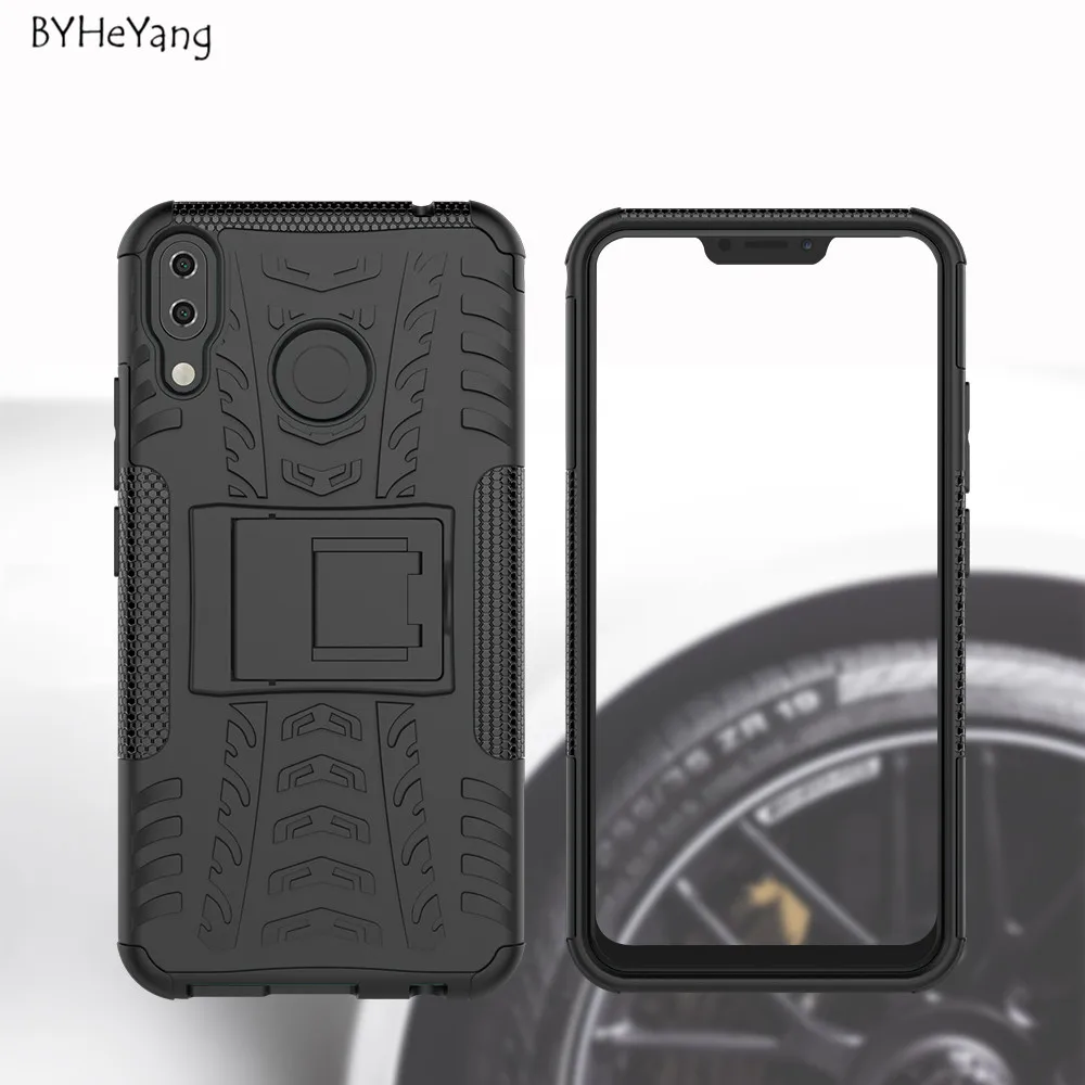 BYHeYang для Asus Zenfone 5Z/Zenfone 5 ZE620KL противоударный чехол TPU + PC телефон стенд Броня zenfone 5Z