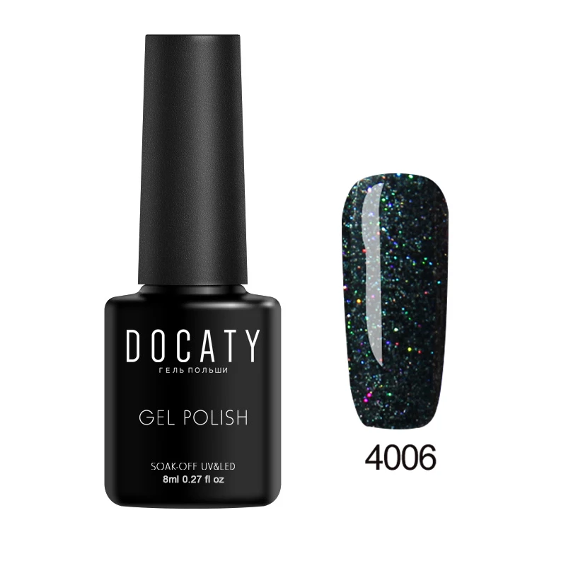 4006 Docaty 8 мл неоновый гель для ногтей замачиваемый Радужный УФ гель для ногтей Полупостоянный УФ-лак Гибридный Маникюр УФ-лак для ногтей - Цвет: 4006