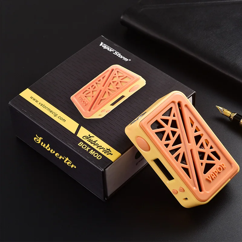 Vapor Storm Subverter 200w Box Mod VW TC Hollow Carved Design Fit Dual 18650 Battery RTA RDTA | Электроника