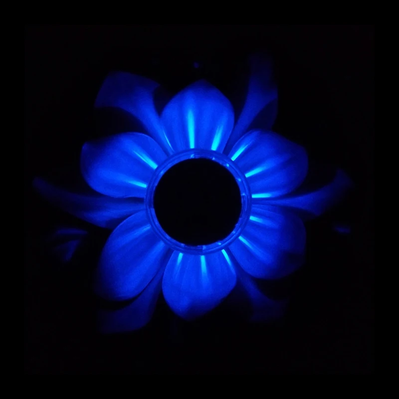 Солнечная Светодиодные Lotus Фонари воды float свет красочный LED Плавающий цветок праздник лампа для Двор садовый пруд бассейн ночник jinle