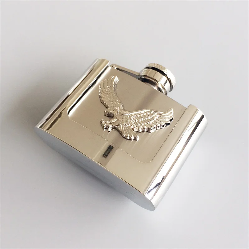 Новая классическая фляга из нержавеющей стали для друзей JEAN'S Fly Eagle 2 унции