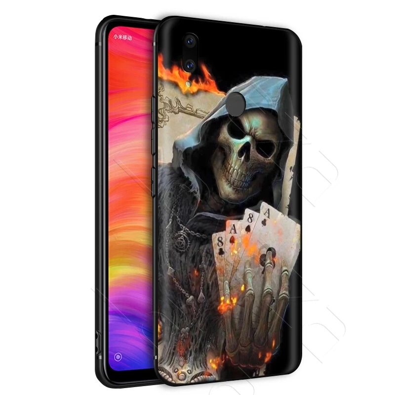 Grim Reaper Skull Skeleton Case for Xiaomi Redmi Note 8 9 9S K30 Pro MI MAX 3 6 SE A1 A2 A3 10 Lite Plus 8A F1 |