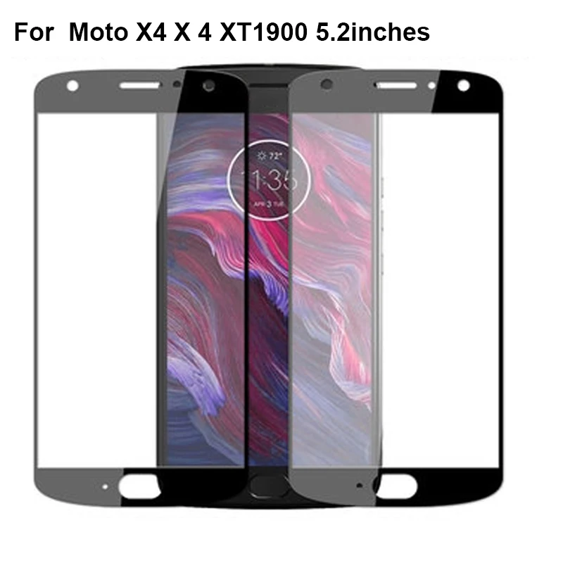 Для Moto X4 X 4 3D закаленное фото Защитная полная защита для XT1900 XT 1900 5 2