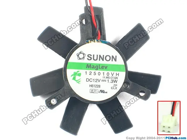 SUNON 125010VH 11.Ms CT.GN 12 В постоянного тока 1 3 Вт 50x50x10 мм вентилятор охлаждения