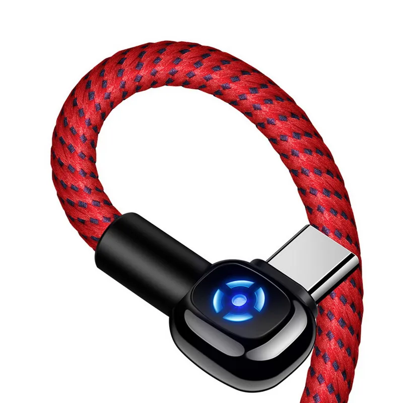 MCDODO автоматическое отключение 3A usb type C кабель для samsung Galaxy S9 S8 светодиодный