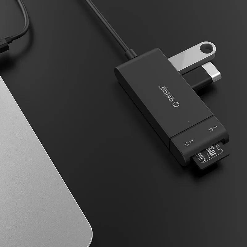 ORICO 3 порта USB 0 концентратор с SD/TF кард-ридер адаптер для чтения карт памяти