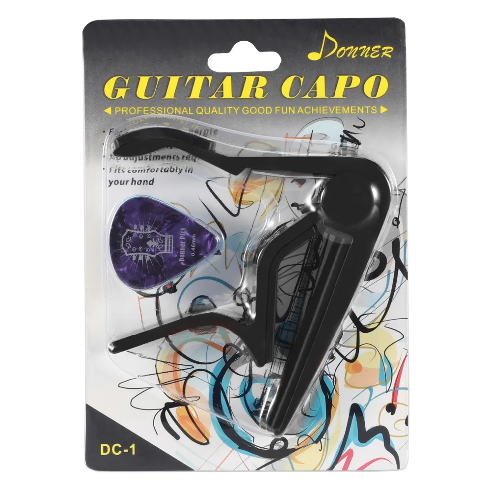 Donner Guitar Capo + 4 пускового триггера быстрое изменение зажим Capos электрическая