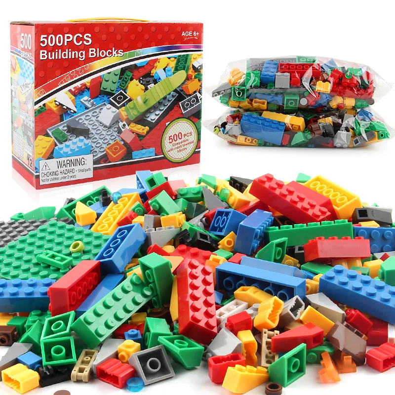 500 шт. детский Конструктор LEGO сделай сам | Игрушки и хобби