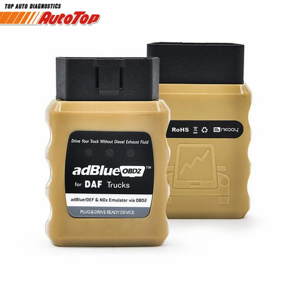 Для DAF эмулятор OBD2 AdblueOBD2 Nox Сенсор поврежденных SCR Системы через Adblue для