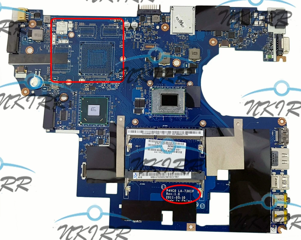 Материнская плата P4VC0 LA-7361P MBV4T02004 MBV4T02005 I7 DDR3 UM67 для Acer TravelMate TimeLineX 8481 8481G 8481T 8481TG |