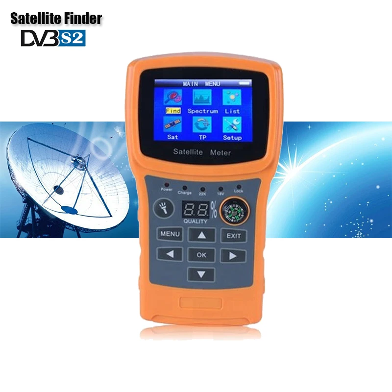 SF 710 спутниковый finder метр для спутникового ТВ приемника HD satfinder DVB S2 тв тюнер Sat Finder