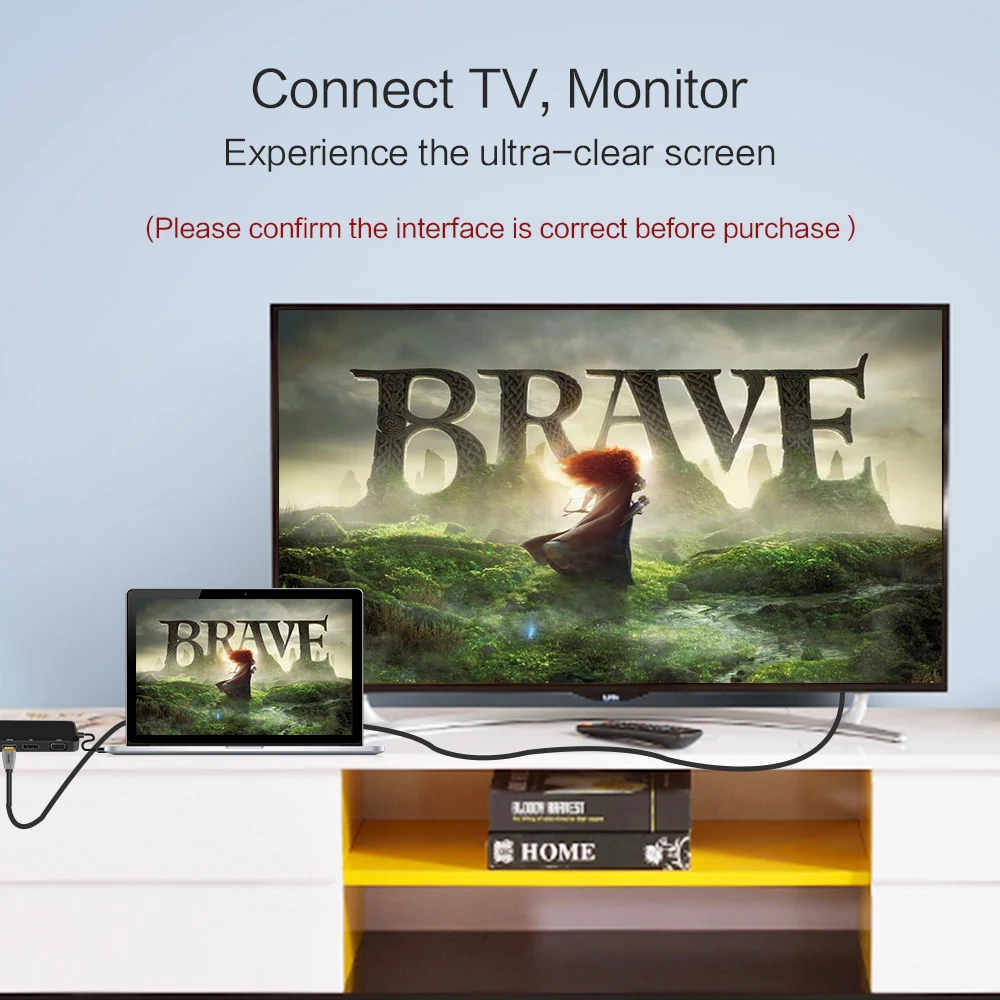 Адаптер Type c к HDMI 4K USB VGA DVI 3 1 DP конвертер в 4 концентратор для macbook проектор