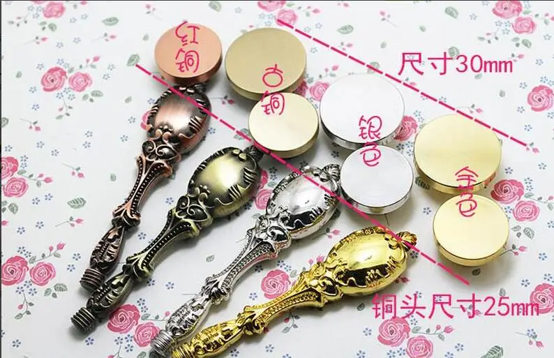 Штамп для печати медной головки Модный креативный индивидуальный воск